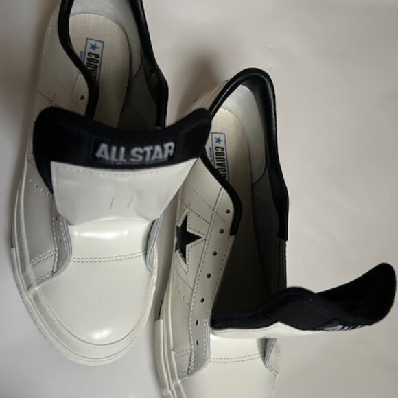 New Converse One Star J White Leather Low Top Men Sneakers Made in Japan Sz 10.5 - Picture 4 of 13